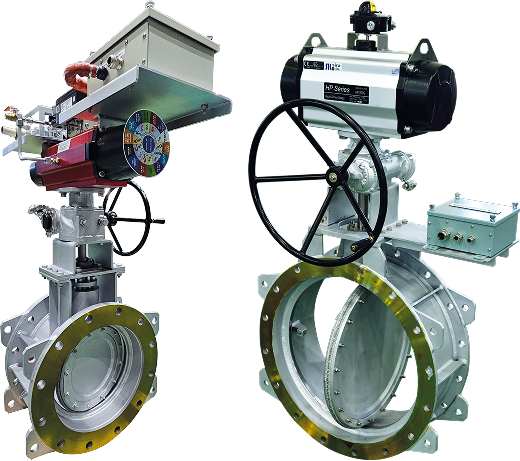 DH CONTROLS exhaust gas butterfly valves